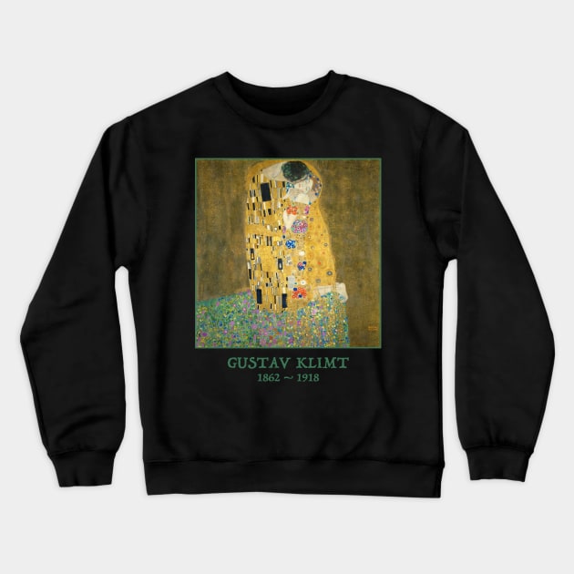 Gustav Klimt - The Kiss Crewneck Sweatshirt by Persona2